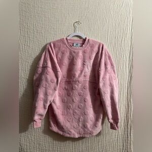 Walt Disney World Pink Spirit Jersey Pink Polka Dots Oversized Size XS